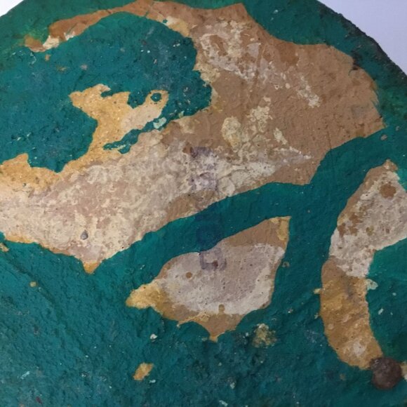 TONALA Signed Grabber Vase Bird of Paradise Mexican Pottery Hand Painted VTG 40s - Picture 7 of 9